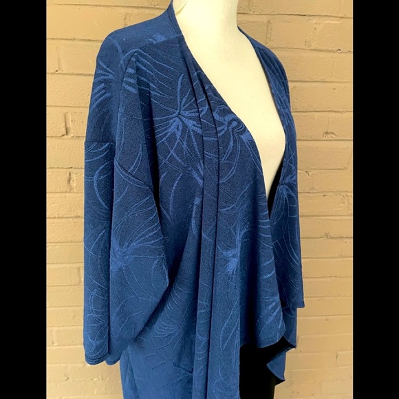 Lu La Roe NWT Shirley Blue Kimono Duster L - Picture 8 of 14